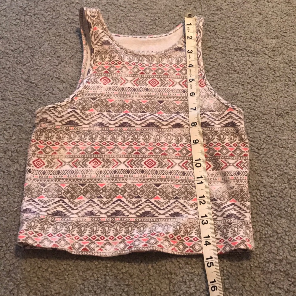 Pattered crop top